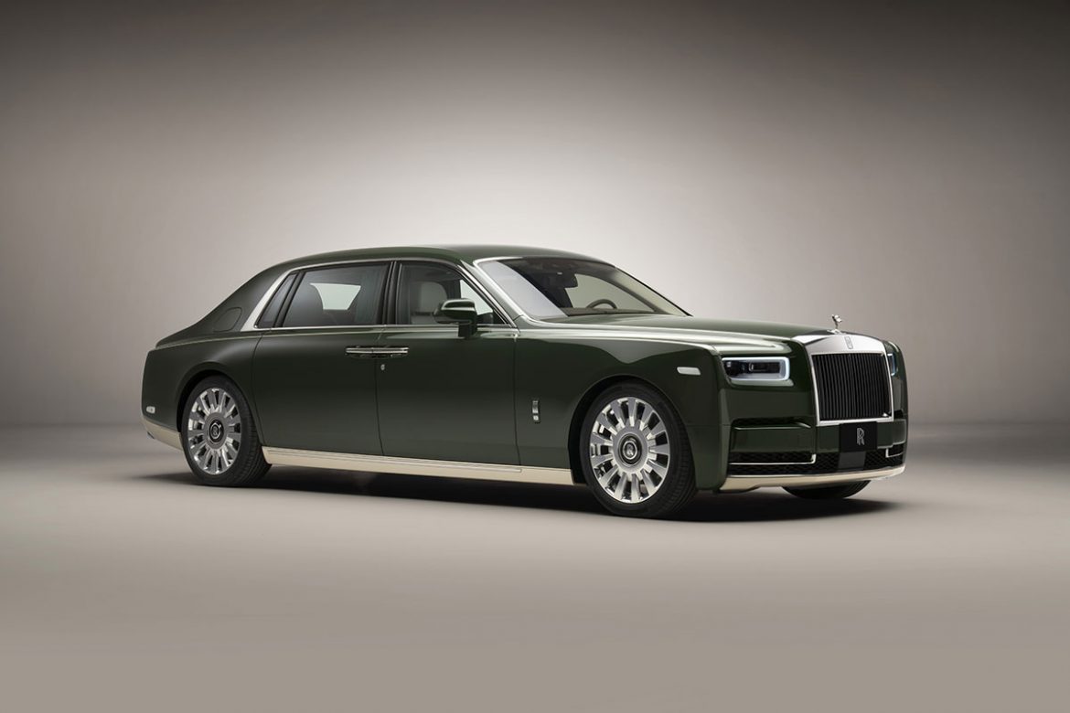 Benzersiz Yeşil Rengi ile Rolls-Royce Bespoke Phantom Oribe